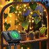 Aigostar Luci Solari da Giardino 2 Pezzi, 3M+1M*1M Catena Luminosa Solare con 70 LED Edera Artificiale, IP65 Luci da Esterno per Balcone, Pareti, Terrazzo e Gazebo, 8 Modalità