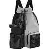 Flintronic Borsa da Nuoto Impermeabile - Zaino Sportivo da Palestra Con Scomparto Bagnato e Asciutto, Grande Borsa a Rete Con Coulisse per Attrezzatura da Nuoto per Uomini