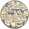 Bristlegrass - Puzzle per Adulti da 312 Pezzi: Mappa del Mondo del XV Secolo, Puzzle Rotondo Artistico e Complesso, Mappa Didattica Storica, Ideale per Regali di Natale o Pasqua (312 Pezzi)