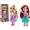 JAKKS PACIFIC Disney Princess La mia Prima Bambola a Scelta Rapunzel o Ariel 38 cm