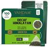 VAHDAM Te Verde Deteinato dell'Himalaya | 100 Filtri Piramidali | Senza Caffeina | The Verde Bustine Premium