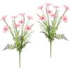 Flair Flower Mazzo di margherite artificiale, set da 2 pezzi, 50 cm, bouquet di margherite, margherite, fiori artificiali, camomilla, bouquet, fiori artificiali, decorazione da tavolo, rosa