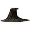 Gözze - Coperta, Memphis, Tessuto Spesso 300 g/m², 100% Poliestere, 150 x 200 cm - Nero