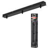 OSRAM Vintage 1906® Pendulum 3X Canopy LINEAR, nero, max. 3x15W LED, rosone lineare triplo per montaggio a soffitto, collegamento di 3 lampade a sospensione, design vintage minimalista, IP20