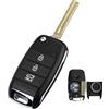 onetop1 3 Pulsante remoto auto chiave Flip caso pieghevole TOY40 Blade 3 pulsanti per KIA K3 K2 K5 Rio Sorento Carens Cerato Forte Key