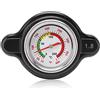 Keenso Tappo per Termometro per Radiatore, Tappo per Radiatore Ad Alta Pressione con Indicatore di Temperatura 1,8 Bar 1638630001 Sostituzione Ad Alta Precisione