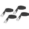 MULTIBROS Cinghie di Fissaggio con Fibbia Metallo - Set 4 Pezzi 75 cm