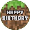 J&M DECO Decorazioni Torta Compleanno - Cake Topper Motivo Giocatore - Commestibile Topper Torta Compleanno - Carta Commestibile Fondant - Topper Torta Rotondo 20 cm - Decorazioni Torta Gamer