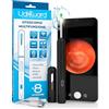 Udivita Otoscopio Pulizia Orecchie Rimozione Cerume con Telecamera 1920p WiFi 3,6mm - UdiGuard Pulitore Orecchie Digitale con 6 Luci LED Animali Bambini Adulti - Compatibile con iPhone iPad Android Nero