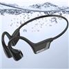 I love e iFecco IFECCO Cuffie Conduzione Ossea Nuoto, IPX8 Impermeabili Auricolari Piscina Nuoto Bluetooth 5.4, Cuffie Subacquee con Lettore MP3 da 4G, Wireless Auricolari per Nuoto, Corsa, Ciclismo, Surf