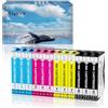 Uiprint Compatibili 604XL Cartucce d'inchiostro per Epson Expression Home XP-2200 XP-2205 XP-3200 XP-3205 XP-4200 XP-4205 Workforce WF-2910DWF WF-2935DWF WF-2930DWF WF-2950DWF(12-Pack)