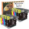 LOSMANN D&C 10x Cartucce d'inchiostro compatibili per Brother LC-980/1100 per Brother DCP-6690CW DCP-J615W DCP-J715W MFC-490CW MFC-5490CN MFC-5895CW MFC-6490CW MFC-6890CDW MFC-790CW MFC-795CW MFC-990CW J615W