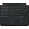 Microsoft Surface Pro Signature - Tastiera tipo cover con sottile penna, compatibile con Surface Pro 8/9/X, QWERTY Nordique, colore: Nero