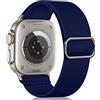Oielai Solo Loop Compatibile con Cinturino Apple Watch 46mm 45mm 44mm 42mm, Cinturino di Ricambio Sportivo in Nylon Regolabile per iWatch Series SE 10/9/8/7/6/5/4/3/2/1