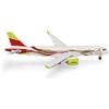 herpa modellino aereo airBaltic Airbus A220-300 50th A220 - YL-ABX, miniatura in scala 1:500, da collezione, modello di aereo senza base, metallo