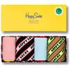 Happy Socks calzini colorati e divertenti 4-Pack Happy Premium Socks Gift Set taglia 41-46