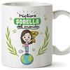 Mugffins Tazze per i migliori parenti del mondo (in italiano) Sorella