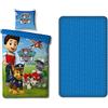 LesAccessoires Paw Patrol - Set Letto Singolo COPRIPIUMINO + Federa + Lenzuola c/Angoli Biancheria Da Letto Bambini