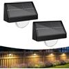 Artrastar Lampade solari esterni giardino balcone 8 colori 3 modalità illuminazione scale IP65 antimeteo luce solare terrazza decorazione gradini recinzioni 2 pezzi