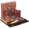 Ihvan Online Set Regalo per Hajj e Umrah, Tappeto e Tappetino da preghiera musulmano, Perline Taasbih, Corano in inglese