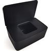 CENRONG Porta Scatola Dispenser，Scatola porta salviette umidificate Porta scatola per salviette Contenitore per salviette umidificate，per Home Office (black)