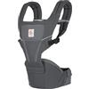 Ergobaby Alta Hip Seat, marsupio con seggiolino per neonati e bambini dai 4 mesi in su (5,5 kg - 20,4 kg), con rete SoftFlex