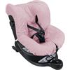 baby idea Babysanity® Morbido Copri Seggiolino Auto Universale 0/18 In Doppia Spugna Di Cotone 100% Copri Seduta Lavabile Con Passaggio Cinghie -Made In Italy- (Rosa)