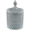 Doni Bomboniere Matrimonio 4PZ Scatola in Vetro Portaconfetti Portagioie Partecipazioni Utili 50 Anniversario Complete Wedding Idee Originali Economiche Eleganti Nozze Particolari con Coperchio