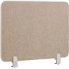 Beliani Pannello Divisorio Fonoassorbente in PET 72 x 50 cm Beige Wally