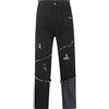 Generic Pantaloni da uomo Hip Hop Jeans Baggy Jeans Vintage Stampato Denim Pantaloni Baggy Pantaloni Dritto Goth Pantaloni Del Denim Pantaloni Streetwear Pantaloni Adolescenti Ragazzi Straight Leg Larghe Goth