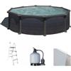 Gre Granada Rotonda Ø460 x 132 cm - Piscina fuori terra in acciaio