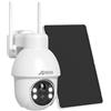 ANRAN 4K Telecamera WiFi Esterno Senza Fili con Pannello Solare e Batteria