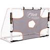 FOOTBALL FLICK Urban Football Target Sheet - 5 zone bersaglio - Rete per allenamento calcio per tiri di rigore - Si adatta a tutte le porte da 1,8 x 1,2 m in uPVC - rimovibile