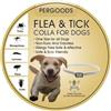 Dokduk Collare Antipulci e Zecche per Cani, Antiparassitario per Tutti i Tipi di Cani, Collare Antipulci Cane con Oli Essenziali 100% Naturali, 8 Mesi di Efficacia Protezione (65cm)