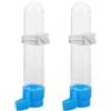 FIBOUND 2 Pezzi Abbeveratoio per Uccelli, Distributore Acqua Uccelli, Abbeveratoi per Uccelli da Appendere, Dispenser D'acqua per Gabbie per Uccelli, per Pappagalli, Pappagallini