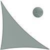 IOAOI Telo Vela Ombreggiante Triangolare 4x4x5.7 m Tenda a Vela Impermeabile, Protezione Raggi UV 98% Tenda da Sole per Esterno per Esterno, Giardino, Terrazzo - Grigio