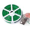 KINGLAKE Fascette da giardino verdi da 50 m, filo da giardino rivestito in plastica con taglierina, legami morbidi per piante rampicanti