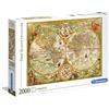 Clementoni Puzzle 2000 Pezzi per Adulti e Ragazzi, Collezione, Tema Mappa Antica, Idea Regalo Made in Italy, 97,5x66,8 cm, 32557