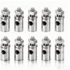 Alomejor Adattatore Connettore Asta di Spinta RC 1,8 mm - Connettori Asta Servo in Acciaio Inossidabile 10 Pezzi per Modelli Radiocomandati