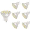 VINBE Lampadine LED MR11, 12V 3.5W Pari a Lampadine Alogene 25-35W, Base GU4.0, Bianco (6000K, Confezione da 6)