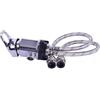 MeevrgR Rubinetto miscelatore per doccia per camper, in ottone cromato, 12 mm, a pressione, con code in acciaio inox da 800 mm, compatto per camper/camper (foro 33 mm)
