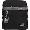 COVERI WORLD Borsello Uomo a tracolla art CW2211 Nero 28x24x4 cm