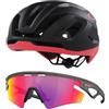 Oakley Occhiali Oakley Sphaera slash grigio smoke lenti prizm road giro d'italia