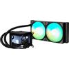 TRYX Dissipatore A Liquido TRYX PANORAMA ARGB 240 Display 3D AMOLED 240mm Nero