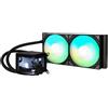 TRYX Dissipatore A Liquido TRYX PANORAMA 280mm LCD 3D Amoled RGB Nero