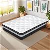 ONGIDAY Materasso 140 x 200, Alto 30 cm, Materasso Matrimoniale a Molle Insacchettate, Memory Foam, OEKO-TEX, Ortopedico e Ergonomico, Anallergico e Antibatterico, Antiacaro e Traspirante, Durezza Media