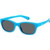 POLAROID KIDS PLD K006/S Occhiali da Sole, Azzurro, 44 Unisex-Bambini e Ragazzi