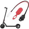 Yungeln Porta di ricarica per monopattino elettrico con spina cava DC antipolvere compatibile con lo monopattino elettrico Xiaomi 1S M365 Pro Pro2
