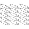 Agatige Anelli a Scatto da Pesca, girelle da Pesca, Clip da Pesca, 15 Pezzi Clip a Scatto da Pesca 1,8 x 60 mm, Acciaio Inox, Clip a Scatto per Palangari, Clip per tonni, Gancio per Rami di Palangari