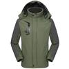 HAOLEI Giacca da Sci con Cappuccio Parka Giacche 3 in 1 Softshell da Escursionismo da Donna Cappotto da Montagna Offerte Giubbotto da Viaggio Invernale Donna Giacca da Sci Impermeabile Softshelljacke